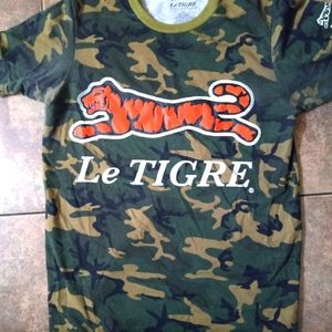 LE TIGRE Camo classic t-shirt Small.